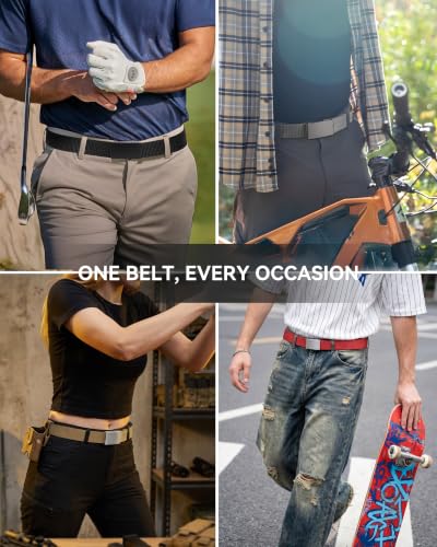 CHAOREN Nylon Ratchet Belts for Men, Adjustable Tactical Belt - 1.25"