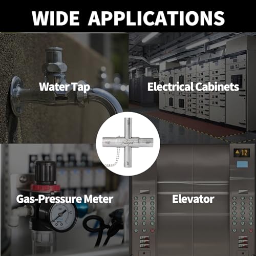 2-Pack Multi-Functional Water Key Set for Valves & Faucets