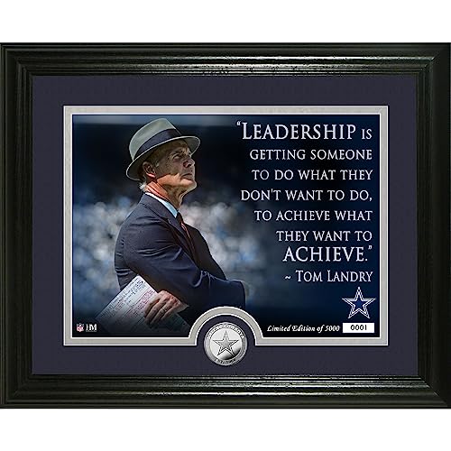 Tom Landry Dallas Cowboys Quote Photomint - One Size