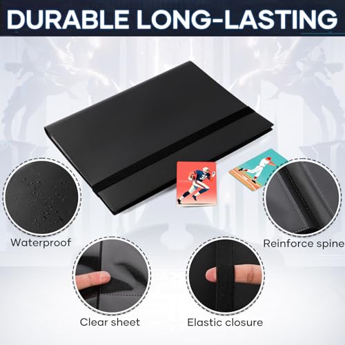 360 Pockets Trading Card Binder - Black Side Loading Album