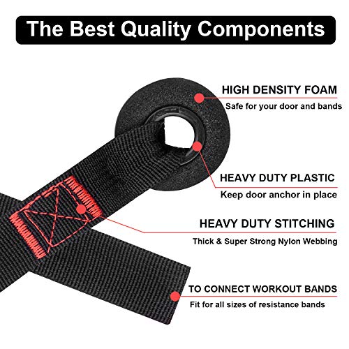 Heavy Duty Resistance Bands Door Anchor Attachment - Green