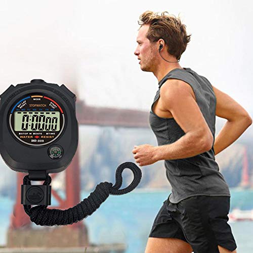 Multifunctional Digital Sports Stopwatch - 6 Pack, Waterproof & Shockproof
