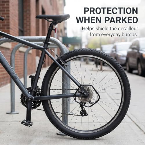 Steel Bicycle Rear Derailleur Protector - 150mm Guard for Mountain & Road Bikes