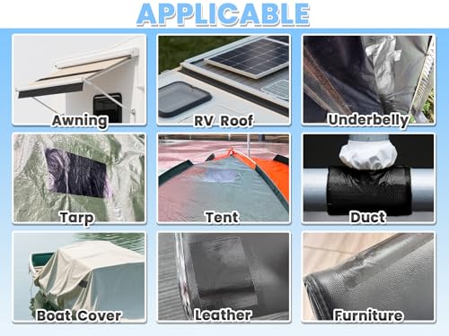Waterproof Heavy Duty Repair Tape for Tents, RVs & Boats