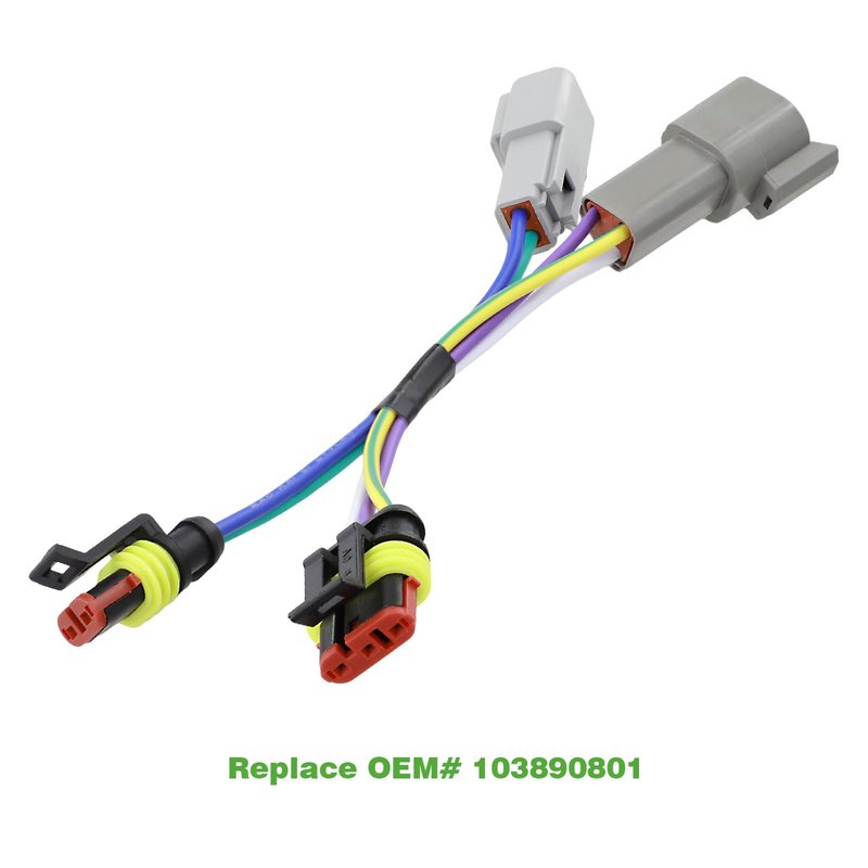 Roykaw Golf Cart MCOR 3 & 4 Adapter Harness Compatible with Club Car Precedent, Output Regulator for Motor Controller, Convert Old to New MCOR 3 or 4, OEM# 103890801