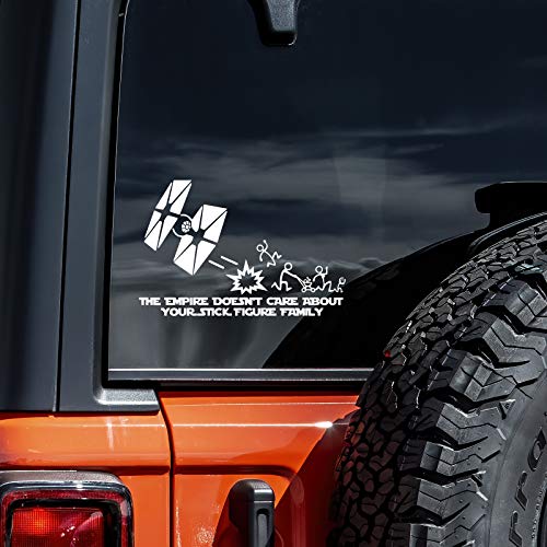 Stick Figure Family Decal - Vinyl Sticker for Cars & Walls