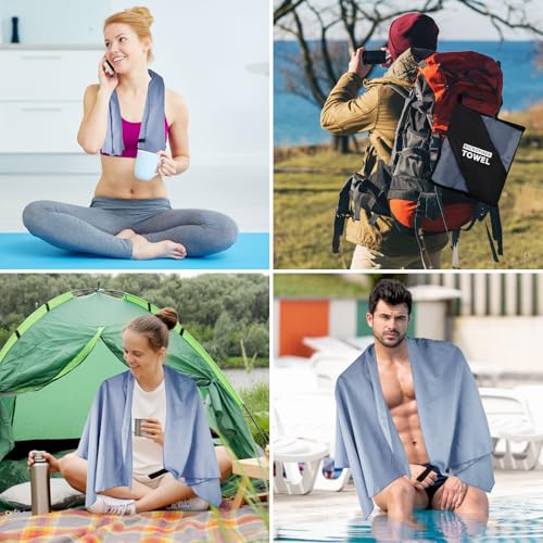 Camping Towel XL Size Microfiber Quick Dry Swimming Pool Beach Travel