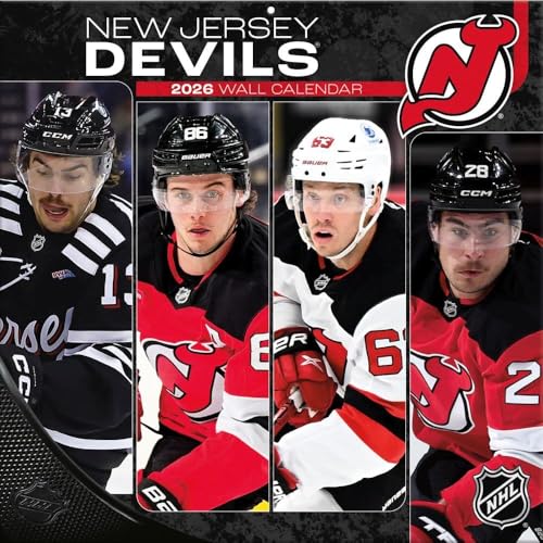 New Jersey Devils 2026 Wall Calendar - 12x12 Full-Color Photos