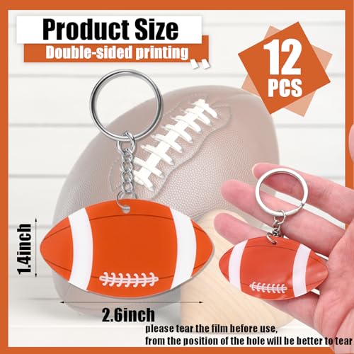 12 Pcs Volleyball Acrylic Keychains with Marker - DIY Party Favors