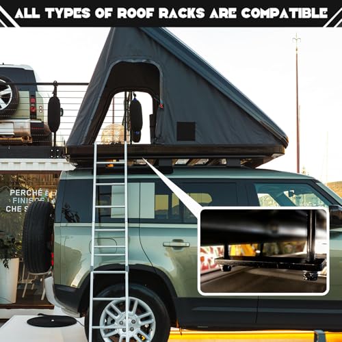 Rooftop Tent Mounting Hardware Set - 28 Pcs Black Installation Kit