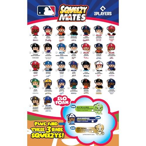 MLB SqueezyMates 2026 Figures - 4 Blind Pack Lot