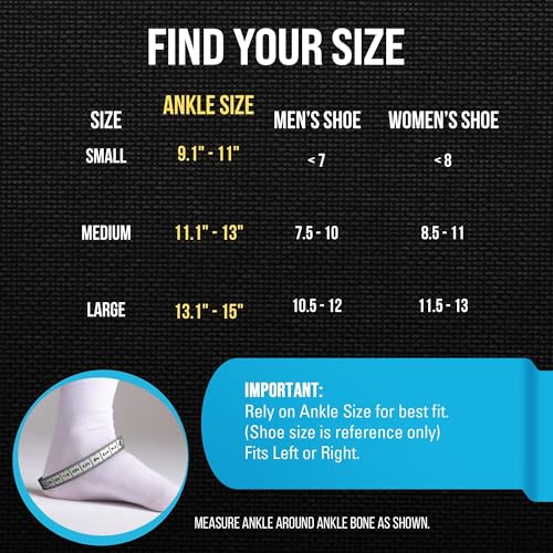 Reinforced Ankle Brace for Sprains & Achilles Tendonitis Support