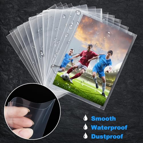 200 Pcs Clear Trading Card Sleeves - 66 x 91mm Penny Card Protectors