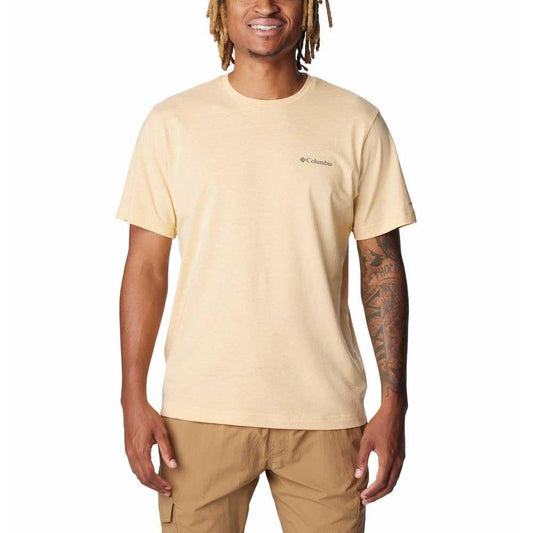 Columbia Men's Thistletown Hills Short Sleeve, Light Camel Heather, 5X