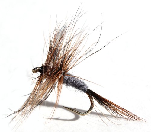 Assorted Adams Trout Fishing Flies - 12 Hand-Tied Flies