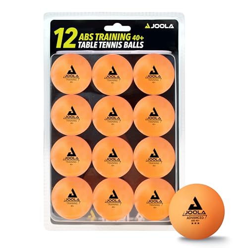3-Star Table Tennis Balls - 40mm Regulation Ping Pong Balls - Orange, 12 Pack