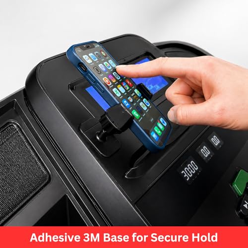 Maxby Treadmill Phone Holder with Adhesive Base & Universal Clamp