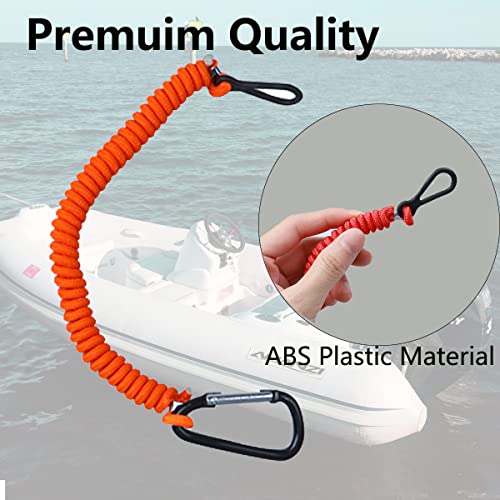 Boat Kill Switch Lanyard Replacement - Mercury Marine, Orange, 54 inches