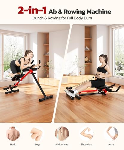 Adjustable Ab Trainer Machine - 2-in-1 Foldable V1.0 Standard Foam