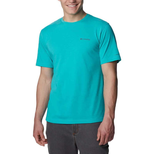 Columbia Men's Thistletown Hills Short Sleeve, Bright Aqua, 5X Tall