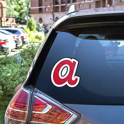 Atlanta City Baseball Logo Vinyl Decal - 4x5 Inch Weather-Resistant Sticker