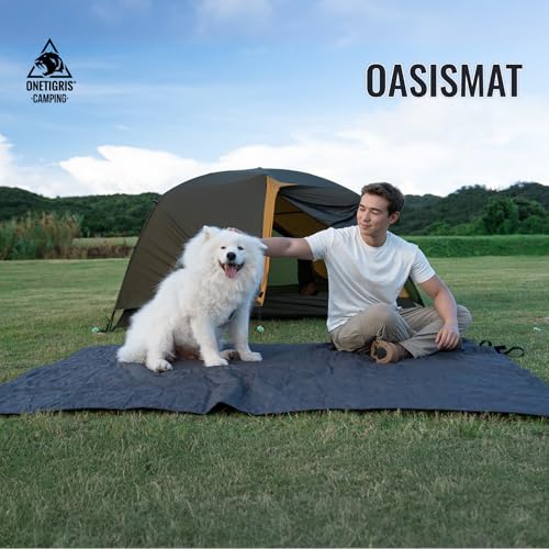 ONETIGRIS Waterproof Outdoor Blanket - Portable Camping & Picnic Mat with Carry Bag
