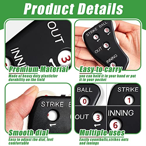 Baseball Umpire Gear Set with Bag Brush & Clicker - Softball Referee Equipment