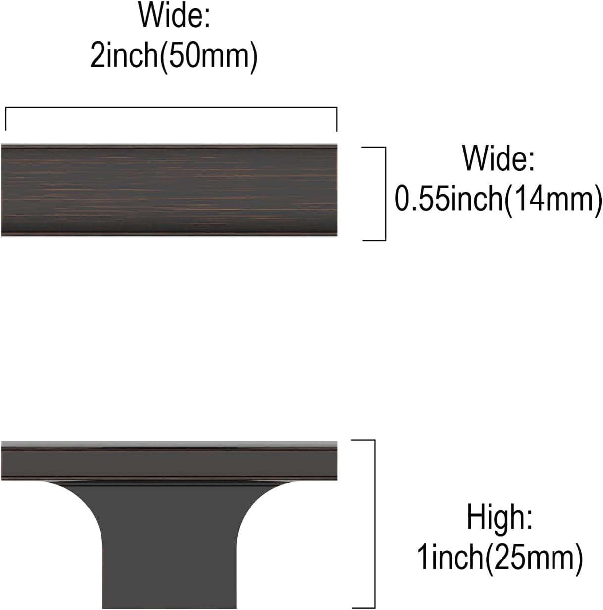 30 Pack Matte Black Kitchen Cabinet Knobs - Durable Zinc Drawer Hardware for Dressers