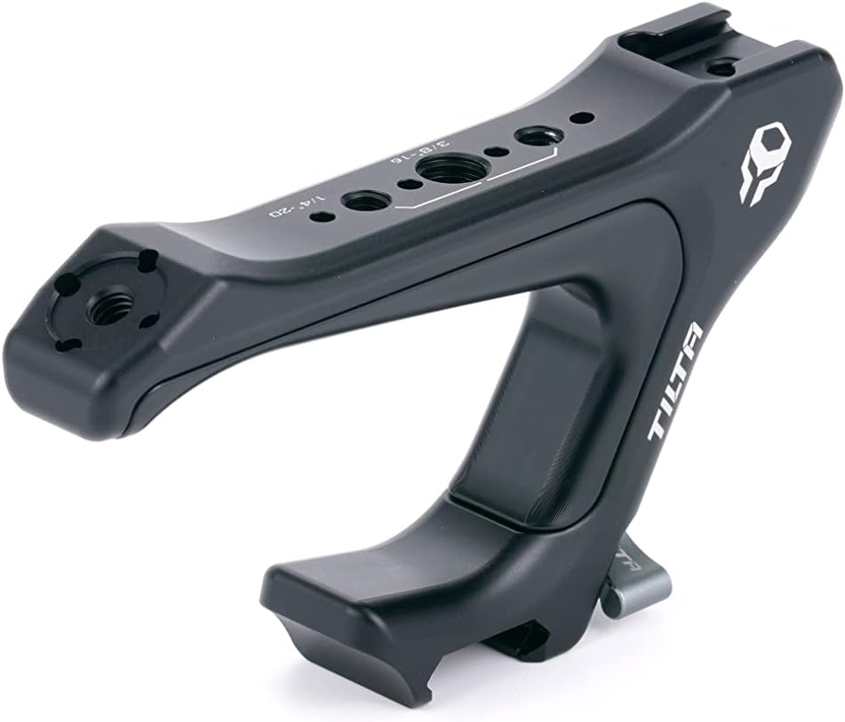 Tiltaing Compact NATO Rail Top Handle - Durable Black Design for Enhanced Stability