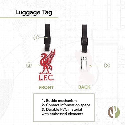 Liverpool FC Luggage Tag ID Holder - Style B