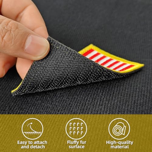 Tactical Patch Wall Board,Collapsible Display, Hook and Loop Military