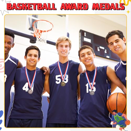 Gold Silver Bronze Award Medals for Sports Competitions - 10 Pack