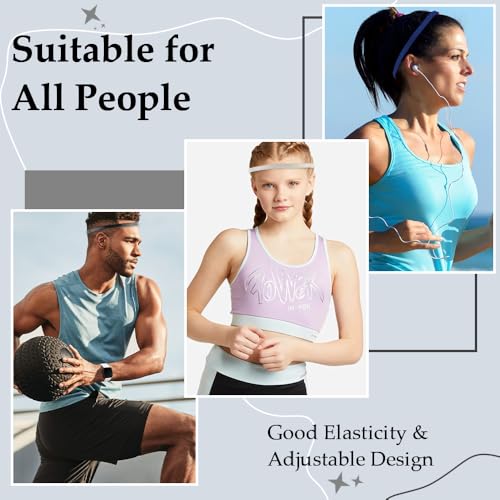 Adjustable Non-Slip Sports Headbands for Men & Women - 3 Pcs