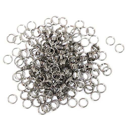 200 Pcs Dart Steel O-Rings - Durable Stainless Steel Ring Set