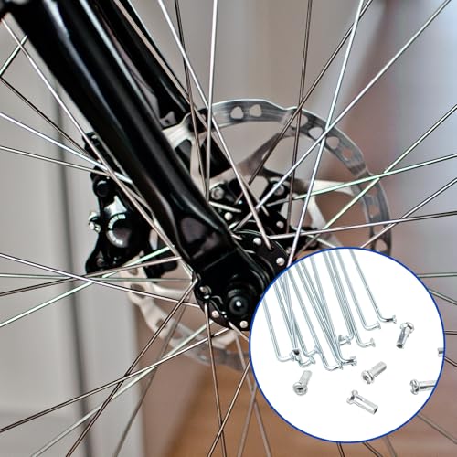 12PCS Stainless Steel Bicycle Spokes - 26cm Universal Fit