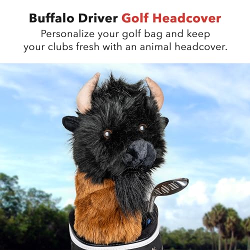 Daphne's Headcovers Buffalo Driver Headcover - Premium Golf Club Protector for Men & Women