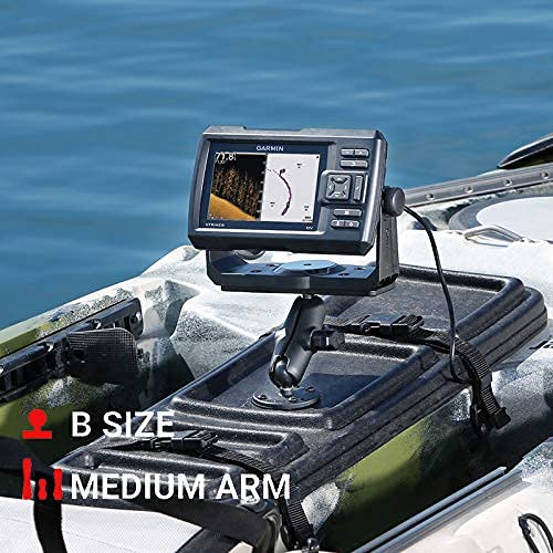 RAM Mounts Fish Finder / Marine Electronics Mount with Medium Arm