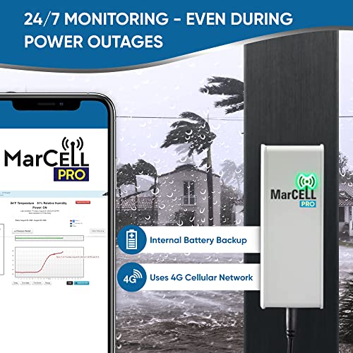 Remote Temperature and Humidity Monitor - 4G Verizon Connection