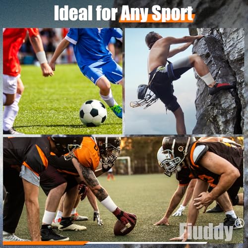 Professional Athletic Sports Tape - 6 Pack Easy Tear for Injury Support