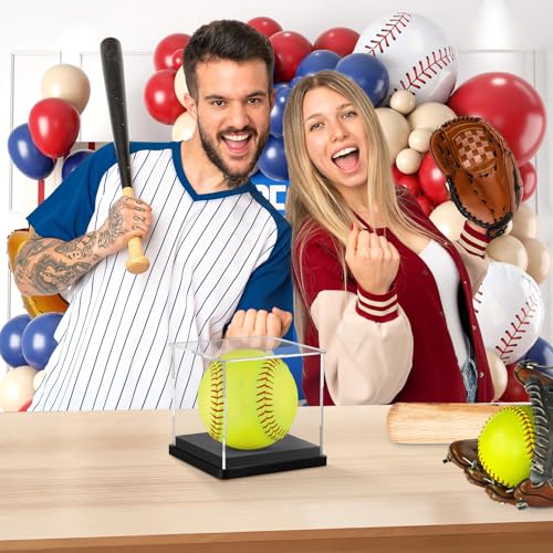 Acrylic Softball Display Case - UV Protected 1 Pack