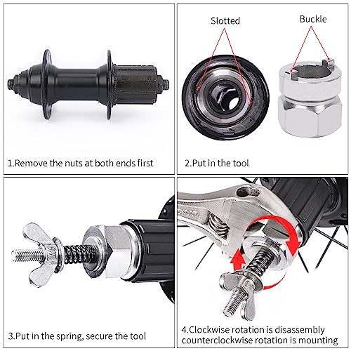 Bike Freehub Removal Tool - Bicycle Hub Body Disassembly & Installation