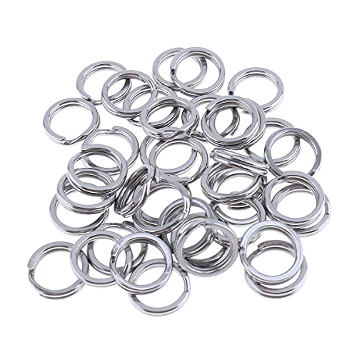 200pcs Stainless Steel Fishing Split Rings - Strong Connectors