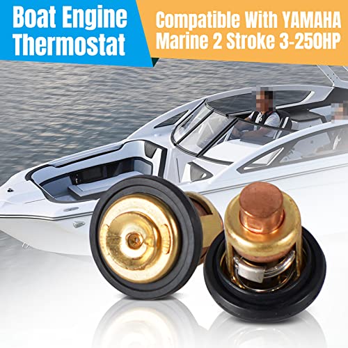 Thermostat for Yamaha 2-Stroke Outboard 3HP-250HP - 2 Pcs