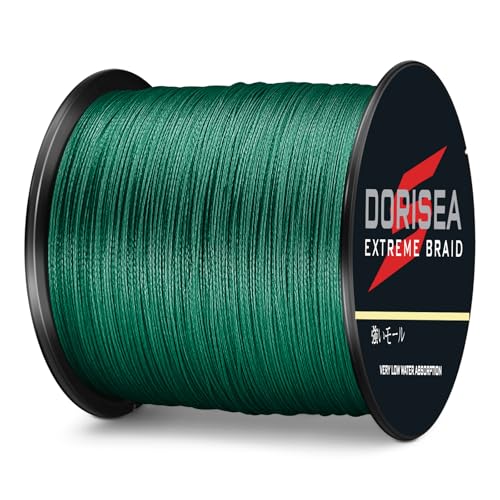 Braided Fishing Line - 100m Moss Green 90lb Test Zero Stretch