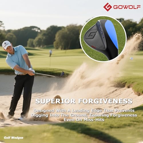Premium Forged Full Face Golf Wedge - 69 Degree Black