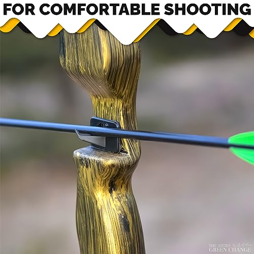 6-Pack Adhesive Arrow Rests for Recurve Bow - 1.2"x0.8"