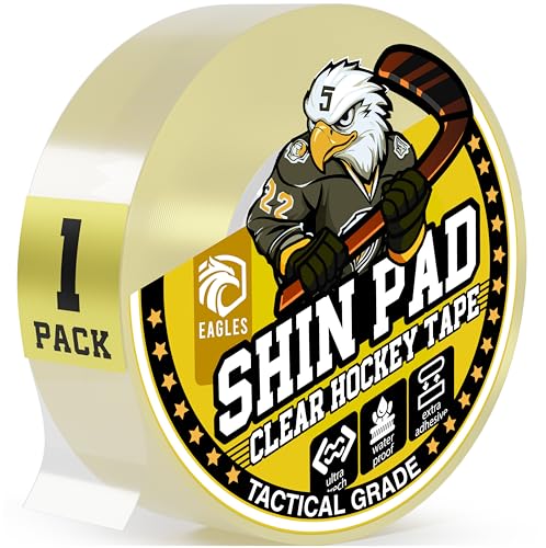 Hockey Stick and Shin Pad Tape - 1 Inch Wide - 1 Pack Clear