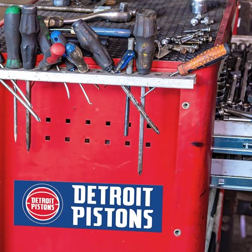 Detroit Pistons NBA Team Spirit Magnet 4x10 Vinyl Decor Badge