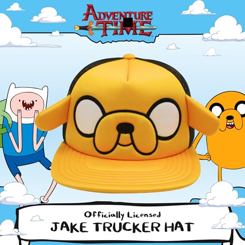 Adventure Time Jake the Dog Trucker Hat - Official . Cap, One Size