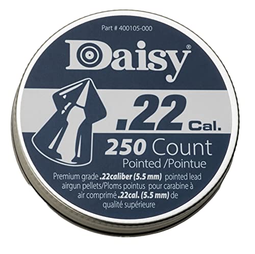 Daisy PrecisionMax .22 Caliber Pointed Field Pellets - 250 Count